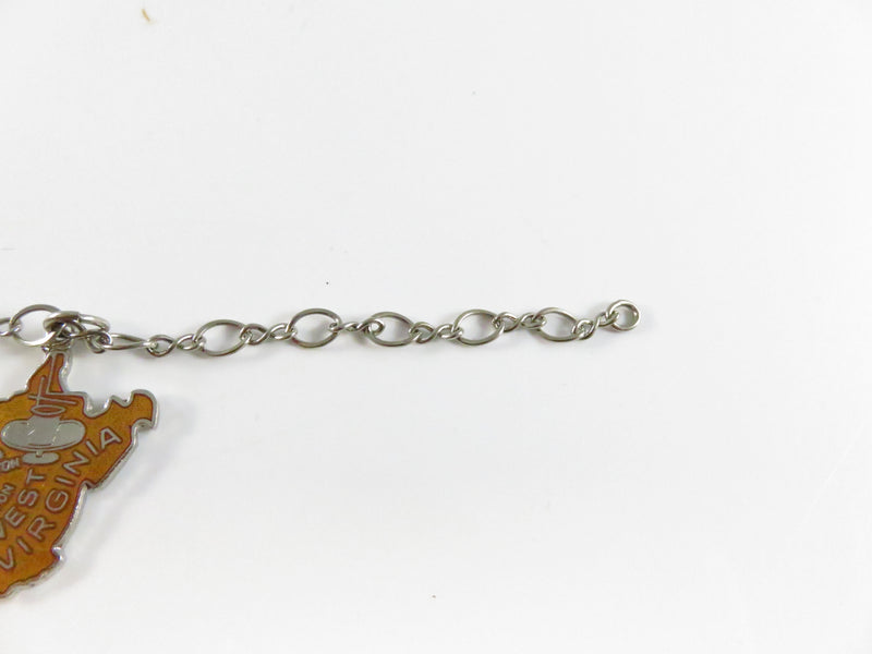 Vintage Sterling Silver Charm Bracelet with Mixed Charms 6.75 Inches