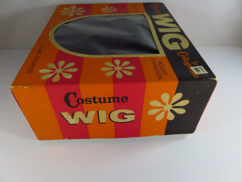 Hippie No. 2500 Costume Wig by Collegeville in Box with Dead Man's Parts Note