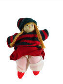 Vintage Christmas Sweater Toboggin Girl Porcelain Head Sand Filled Body? — Dolls & Bears:Dolls:By Brand, Company, Character:O