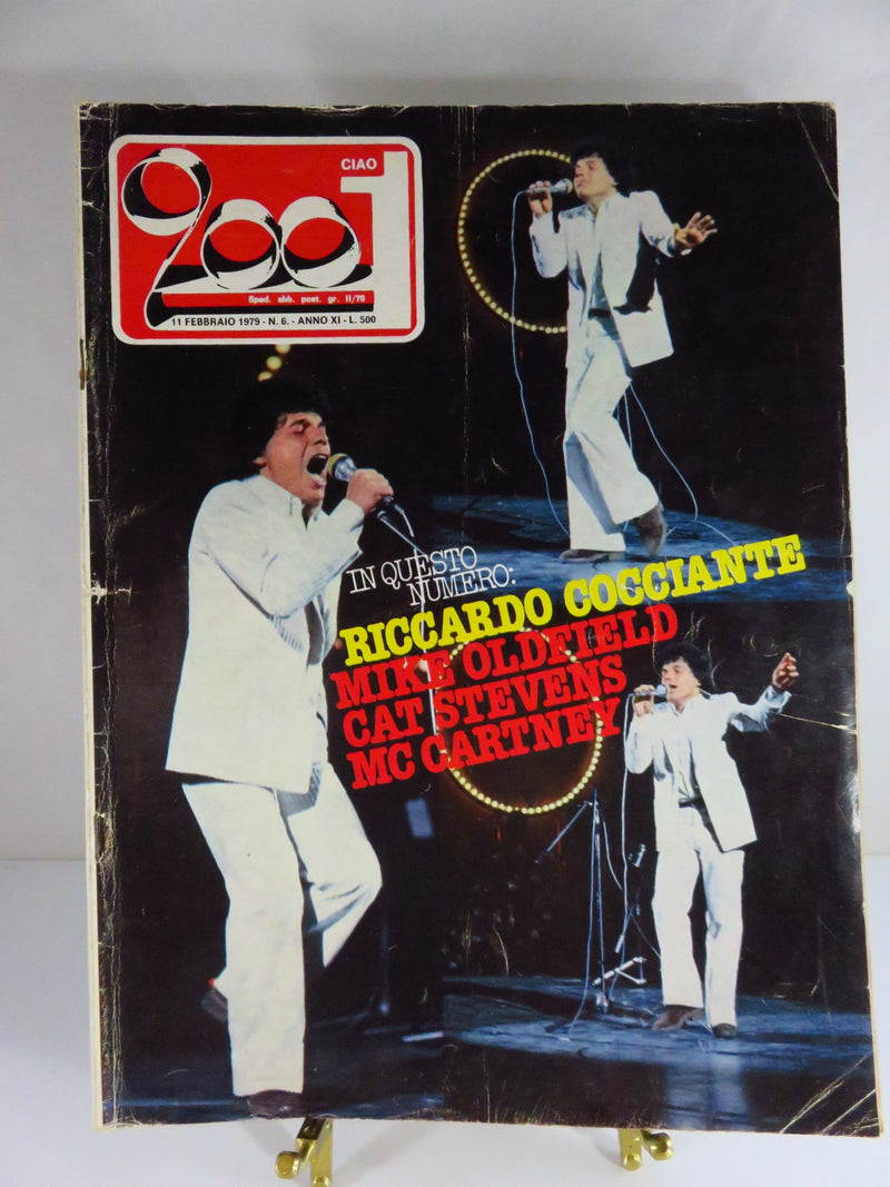 CIAO 2001 6-1979 Cocciante Oldfield Mc Cartney Cat Stevens Al Stewart