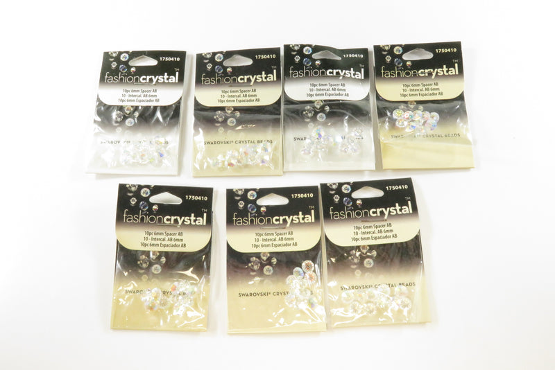 44 Packages of Various Swarovski Crystals Fashion 489 Crystal Beads New Old Stock