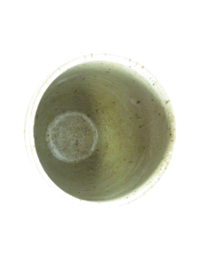 Jug-Town Ware Pottery Barrel-Form Tumbler 5 Inch Handmade Stoneware Cup Stamped Base