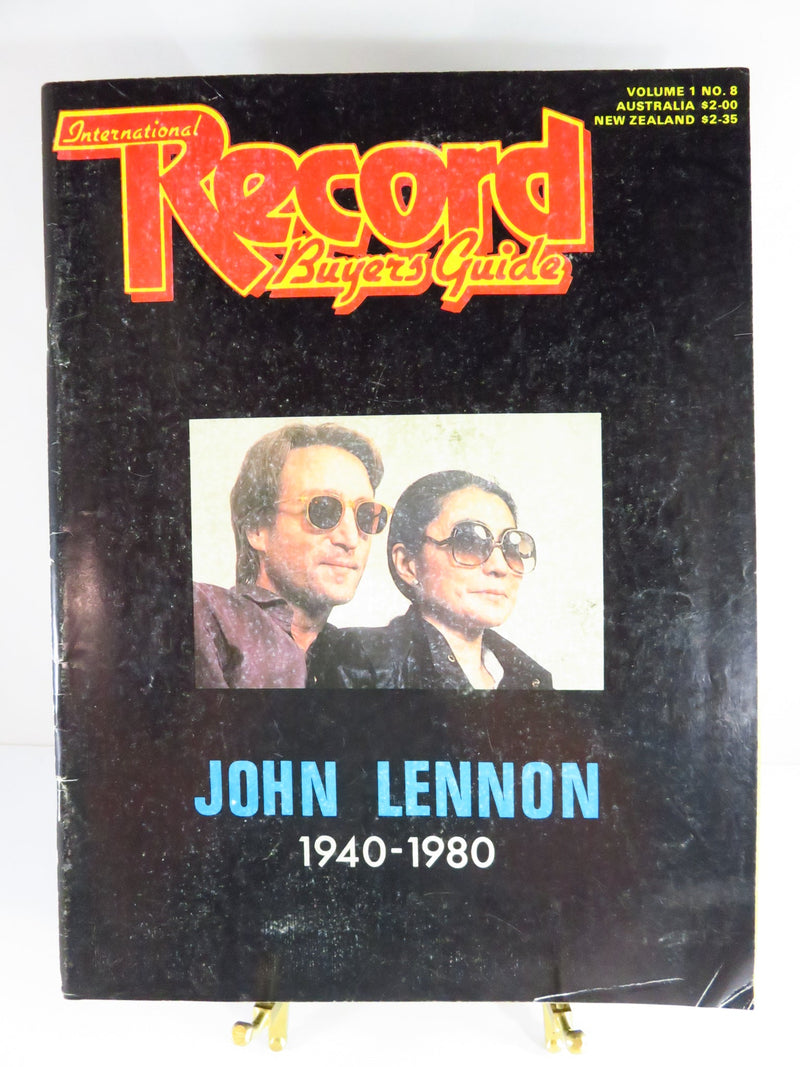 International Record Buyers Guide Vol 1 No 8 John Lennon 1940-1980 — front view