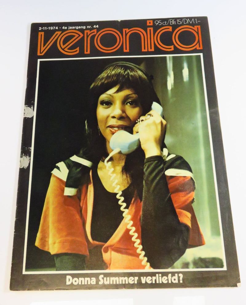 Veronica Nr 44 2-11-1974 Donna Summer on Cover The Guess Who Ricky Gordon