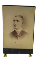 Edward Eugene Stryker Antique Cabinet Card Photo by Such's Gallery New York — front view