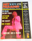 Hit Parade Magazine January 1972 Rolling Stones Cover, Jefferson Airplane product image for Just Stuff I Sell, clear front view, neutral background, original listing photo, optimized descriptive alt text, centered composition