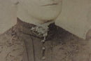 Woman With Fancy Collar Pin Antique Cabinet Card Photo by Fritz Reading PA product image for Just Stuff I Sell, clear front view, neutral background, original listing photo, optimized descriptive alt text, centered composition variant 3