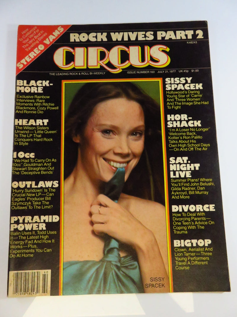 Circus Magazine No 160 July 21 1977 Rock Wives Part 2, KISS Page, Fleetwood Mac — front view