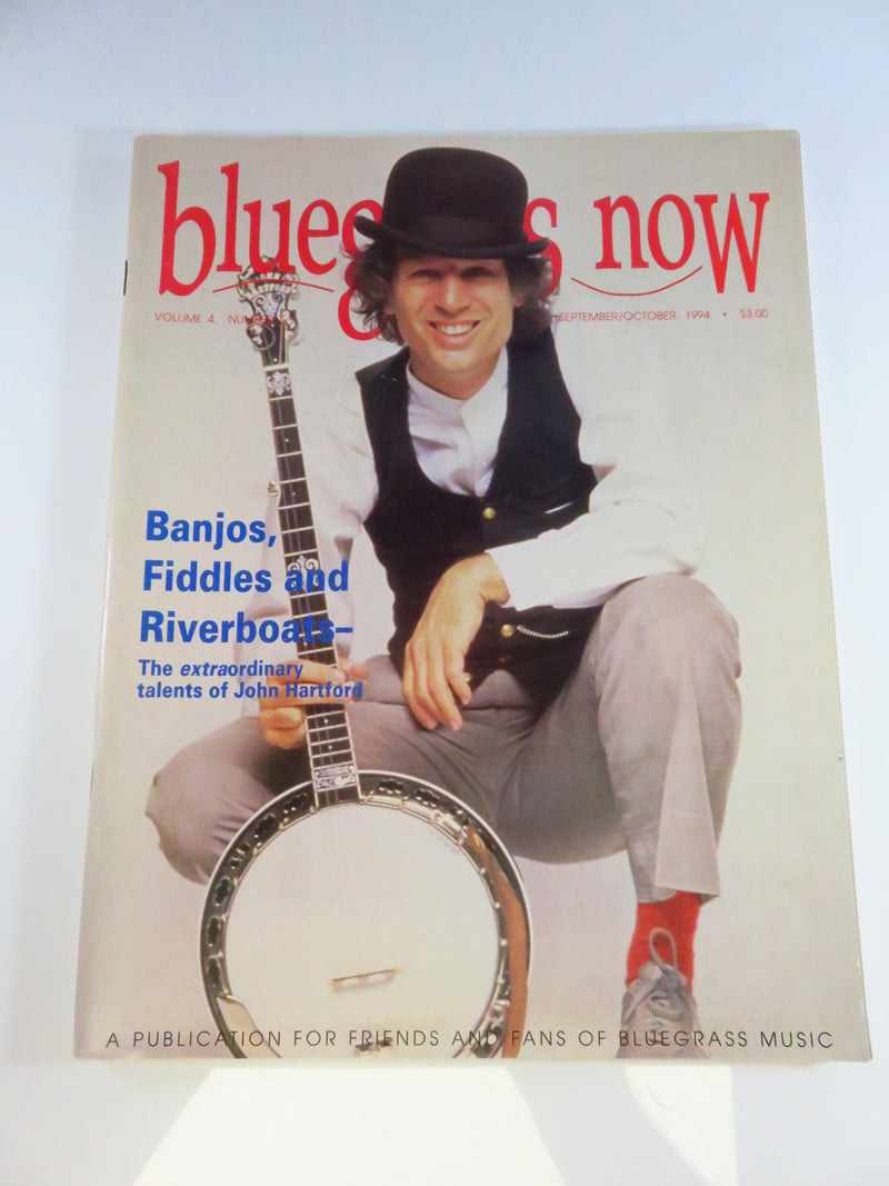 Bluegrass Now Magazine Vol 4 No 5 Sept/Oct 1994  John Harford Cover