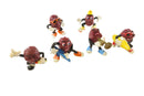 Grouping of 6 California Raisins Characters c1990 As Pictured — front view