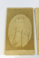 Antique CDV Lot of 3 Men and Young Man Early Cards 4 1/8" x 2 1/2" C.P. Cole product image for Just Stuff I Sell, clear front view, neutral background, original listing photo, optimized descriptive alt text, centered composition
