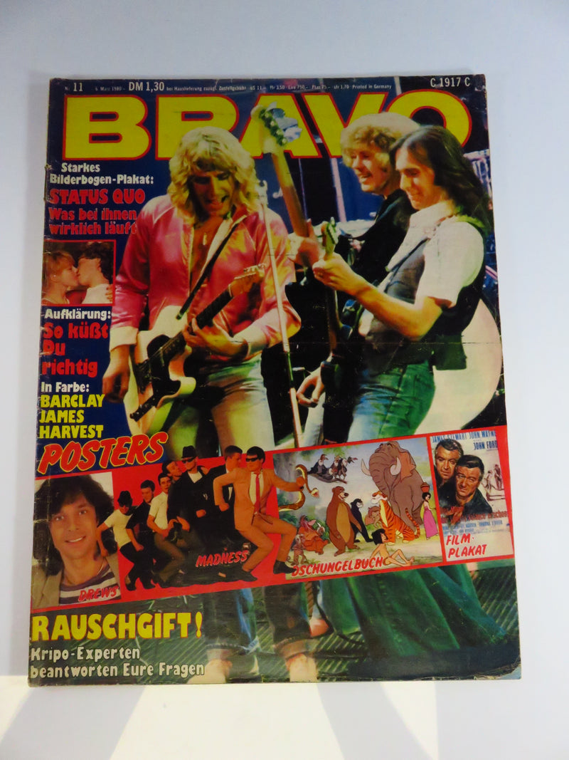 Bravo Magazine March 1980 No 11 Barclay James Harvest Spin the Bottle