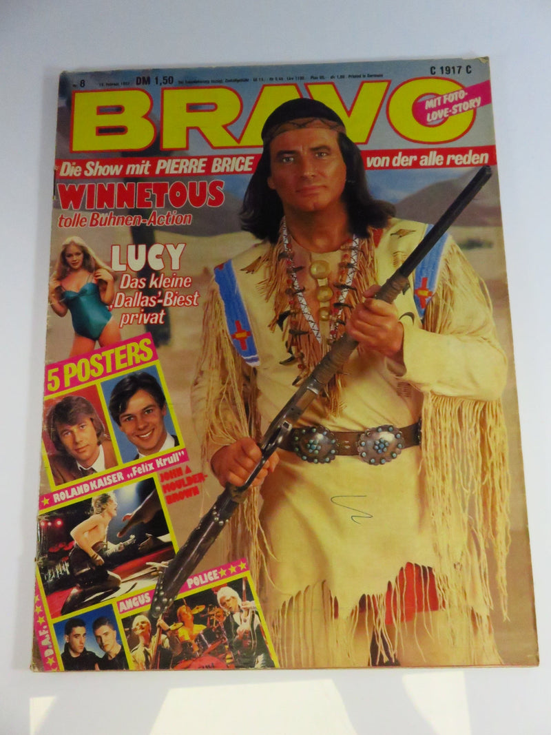 Bravo Magazine February 1982 No 8 Police Felix Krull, Joe Bodemann — front view