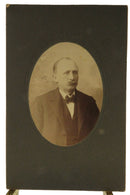 Antique Cabinet Style Card Elder Balding Man Circa 1910 Gerver's Gallery — front view