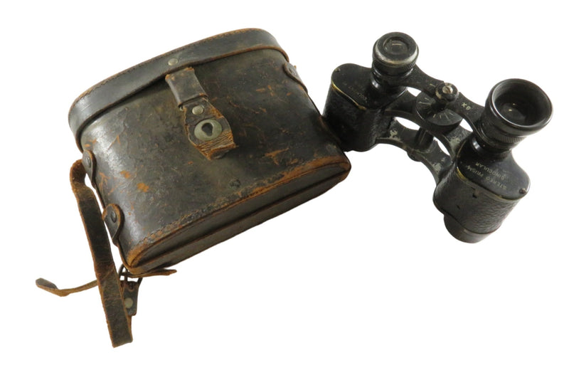 Antique Colmont Paris F1 Stereo Prism 8x Binoculars For Parts — front view