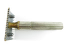 Antique Gillette Open Comb Safety Razor Old Type Trade Mark Diamond Arrow USA Shaving Tool