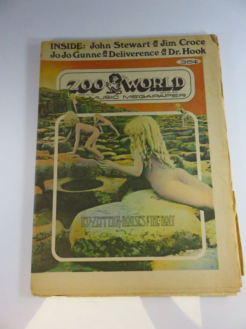 Zoo World Music Megapaper May 24 1973 No 33 Led Zeppelin Houses of the Holy