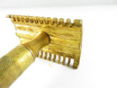 Brass Gillette Diamond Arrow Safety Razor For Parts or Repair c1920s