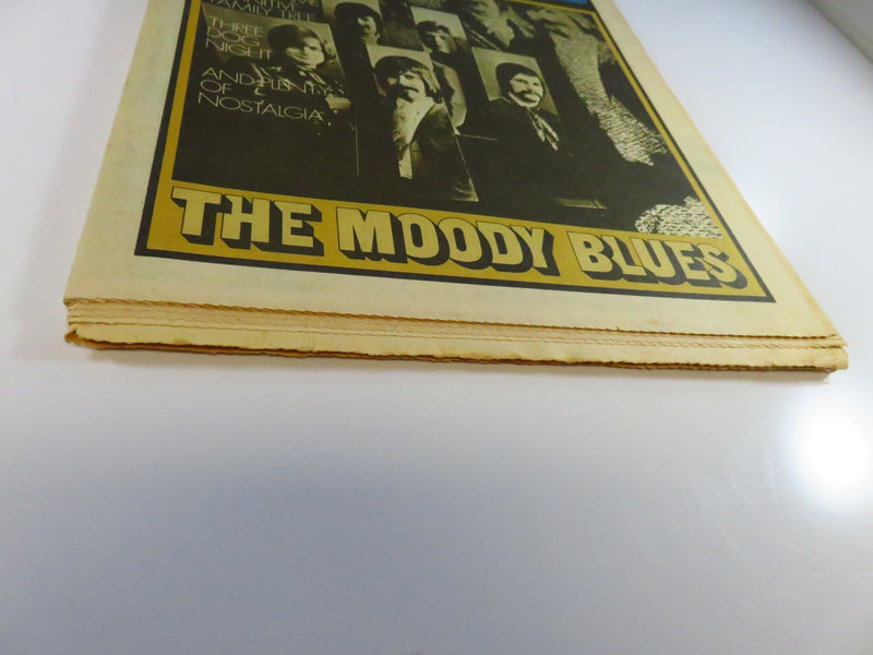 Rock Newspaper Magazine 1971 Volume 3 No 6 The Moody Blues Cover