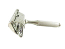 Vintage safety razor on a white background