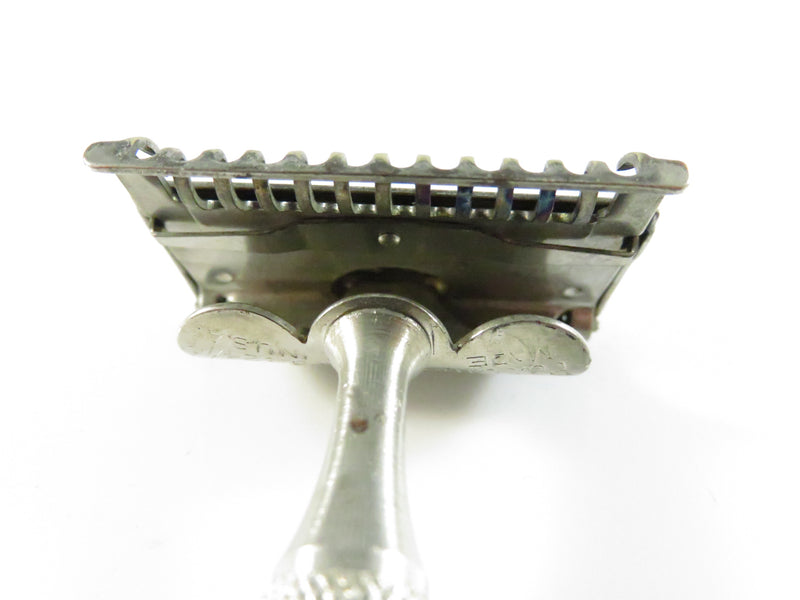 Ever-Ready 1914 Little Lather Catcher Safety Razor Nickel Plated Comb Guard American Safety Razor Co