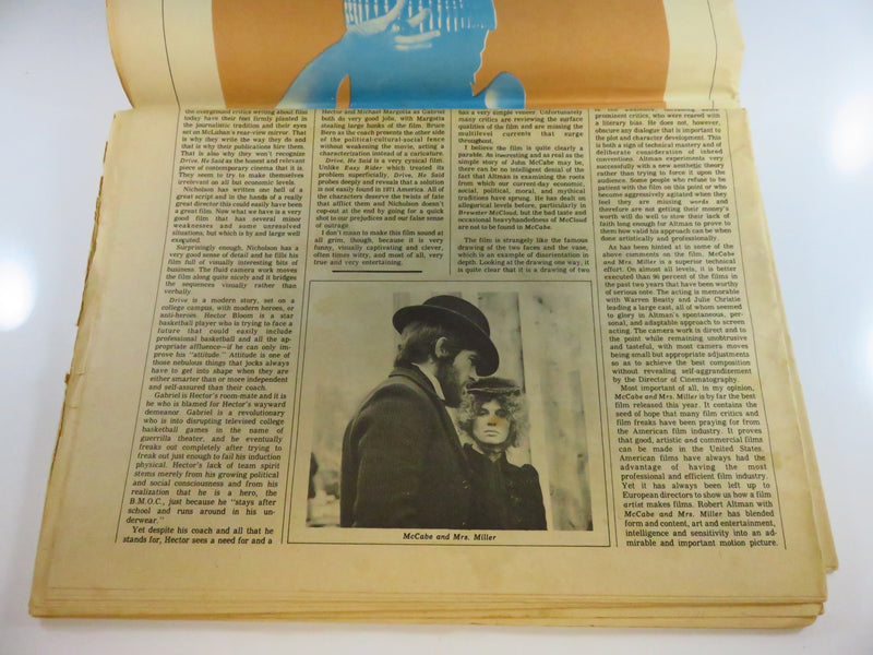 Crawdaddy Vol VI No.8 August 29, 1971 Yoko Ono & John Lennon Cover