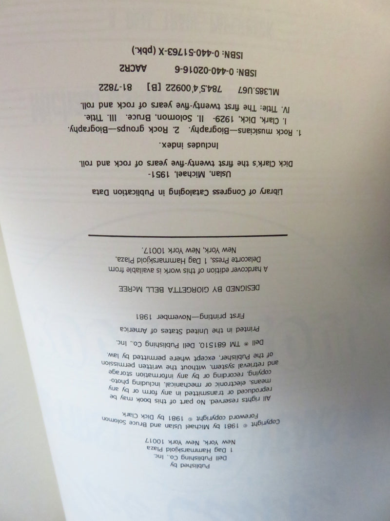 Dick Clark's The First 25 Years of Rock & Roll 1st Edition Uslan & Solomon