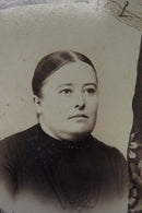 Woman in Black Butterfly Flower Ribbon Wrapped Mourning Antique Cabinet Card Strunk Reading PA product image for Just Stuff I Sell, clear front view, neutral background, original listing photo, optimized descriptive alt text, centered composition variant 2