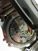 Elgin Steel PQS 5 ATM Japan Quartz Diver Watch Black Dial Date 40mm Stainless Bracelet Men's Sport Japan Made