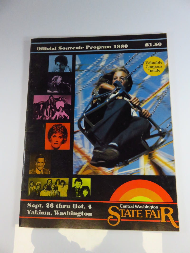 1980 Central Washington State Fair Official Program Yakima Washington