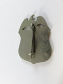 Obsolete 1910 United States Census Shield Badge Pinback Metal Insignia Collectible