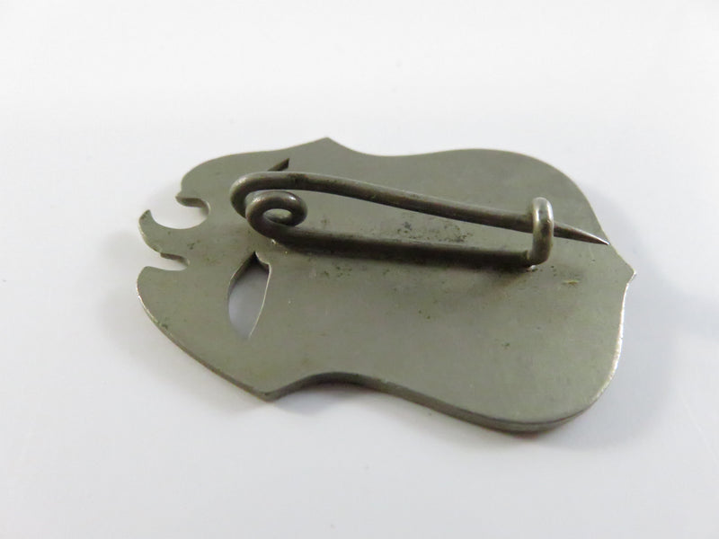 Obsolete 1910 United States Census Shield Badge Pinback Metal Insignia Collectible