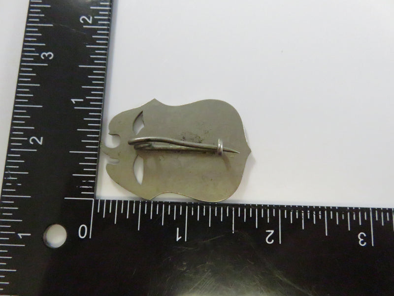 Obsolete 1910 United States Census Shield Badge Pinback Metal Insignia Collectible