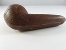 Antique Warranted French Briar Pipe Case with Stem Early 20th C. Lightweight Form 5 Inch