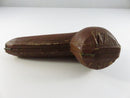 Antique Warranted French Briar Pipe Case with Stem Early 20th C. Lightweight Form 5 Inch