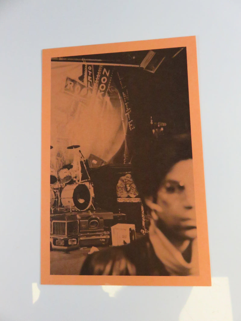 Prince Sign O TIme Original USA Orange Fan Club Postcard Unused