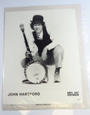 John Hartford MCA/DOT Records Iconic Photo with Press Bio Sheet — Entertainment Memorabilia:Music Memorabilia:Rock & Pop:Arti