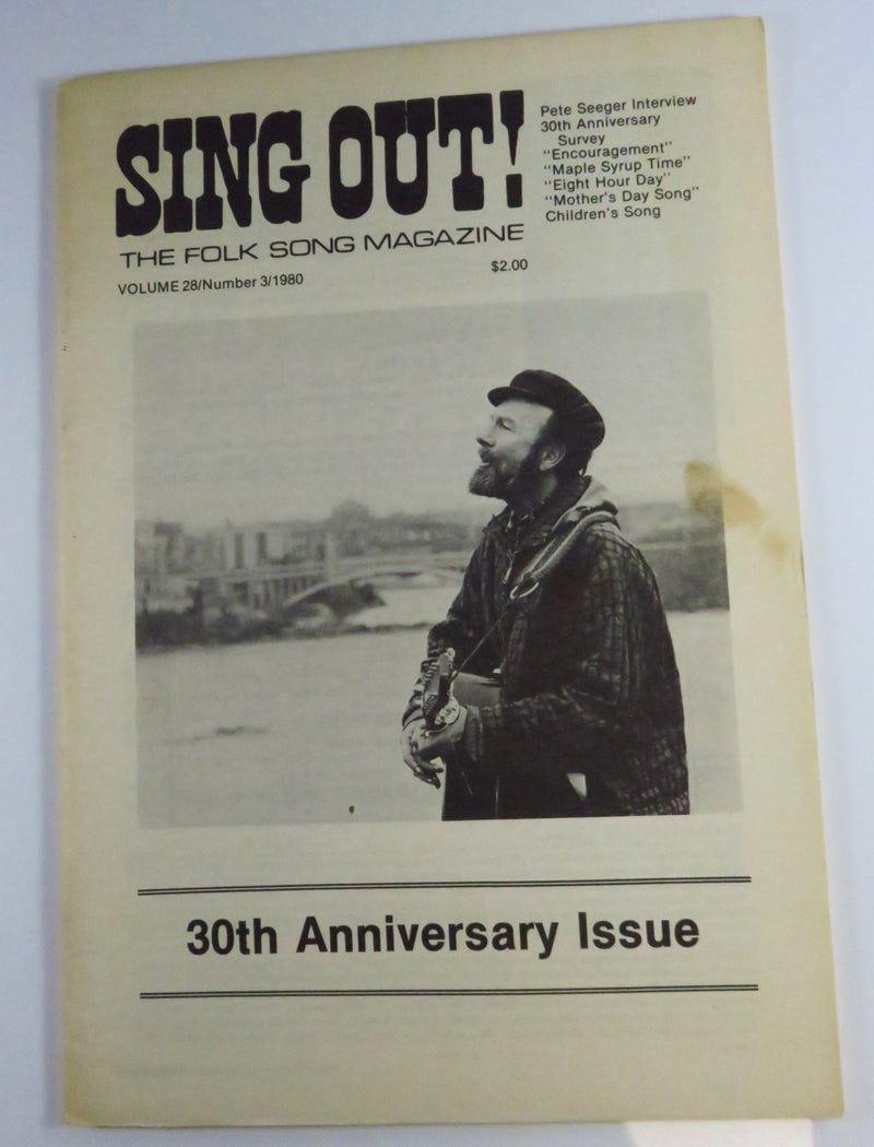 Sing Out The Folk Song Magazine Vol 28 No 3 1980 30th Anniversary Issue