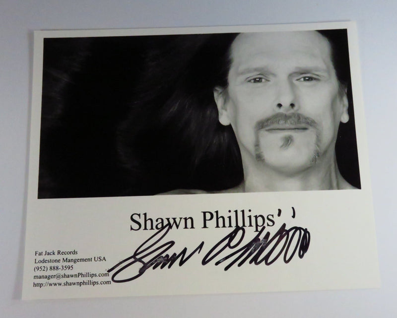 c2005 Shawn Phillips Autographed 8x10 Photo — front view