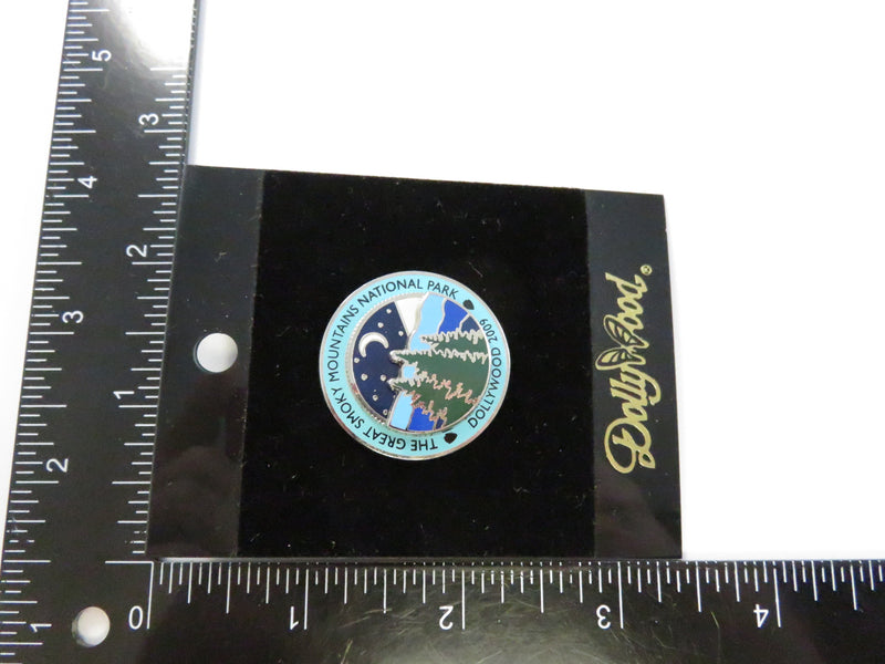Dollywood 2009 Great Smoky Mountains National Park Tennessee Enamel Souvenir Pinback on Card 1.25 In