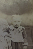 Toddler & Baby in Tasseled Chair Antique Cabinet Card W. C. Bell York PA product image for Just Stuff I Sell, clear front view, neutral background, original listing photo, optimized descriptive alt text, centered composition variant 3