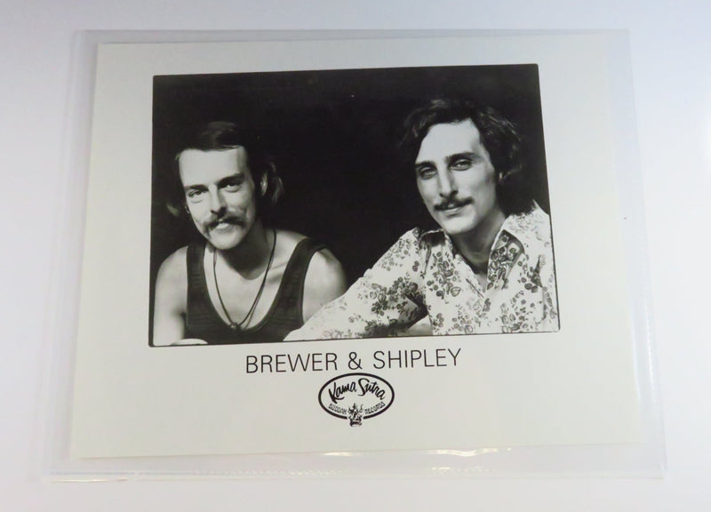 Brewer & Shipley Kama Sutra Buddah Records 8x10 Black & White Press Photo