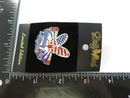Dollywood Veterans Day 2007 Limited Edition Patriotic Butterfly Enamel Pin 1.5 x 1.38 In