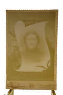 Linnie Roth Mourning Antique Cabinet Card Kauffman York PA — front view