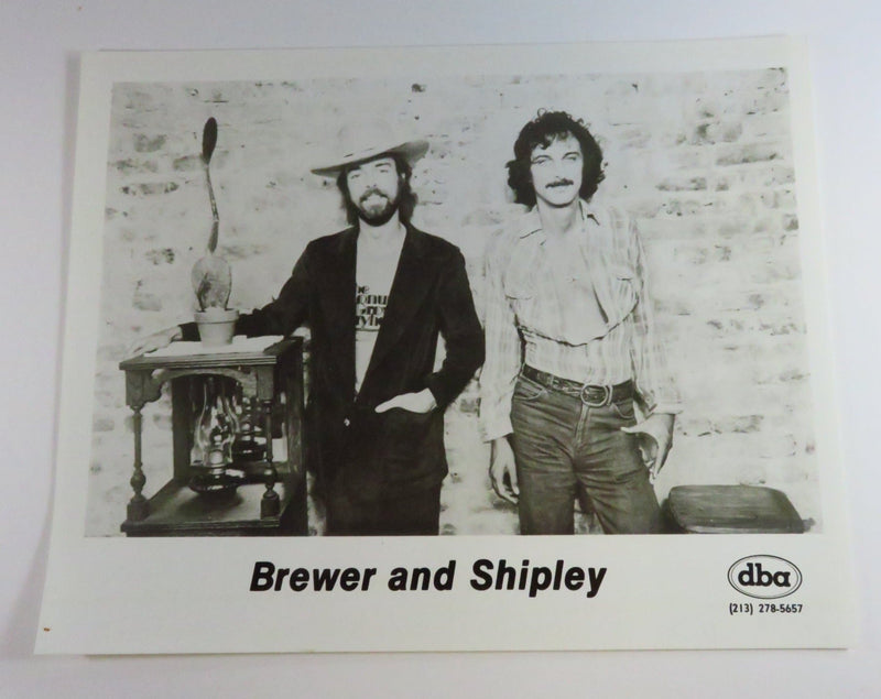 Brewer & Shipley DBA 8x10 Black & White Press Photo — front view