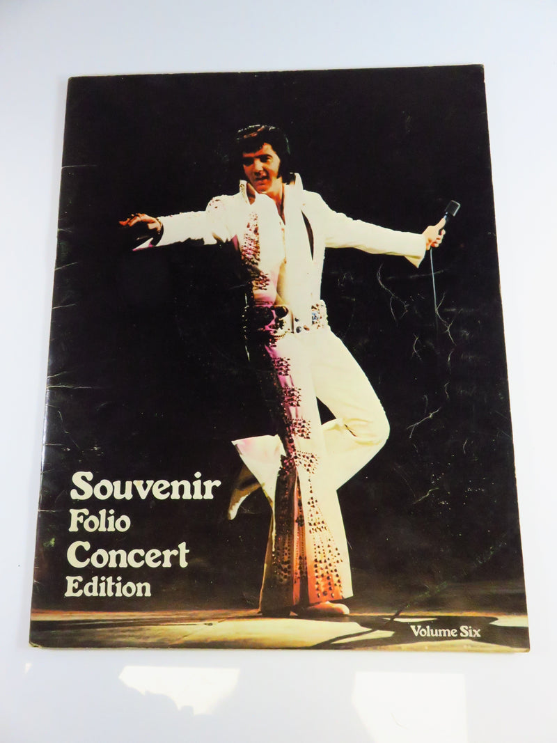 1977 Elvis Souvenir Folio Concert Edition Volume Six Souvenir Program