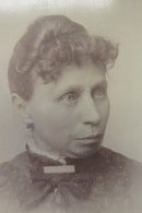 Old Woman Curly Hair Bar Pin Antique Cabinet Card Smith Honeoye NY product image for Just Stuff I Sell, clear front view, neutral background, original listing photo, optimized descriptive alt text, centered composition variant 2