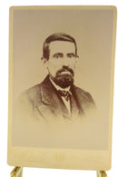 Middle Age Man Photo of Photo? Antique Cabinet Card Wood Towanda PA product image for Just Stuff I Sell, clear front view, neutral background, original listing photo, optimized descriptive alt text, centered composition