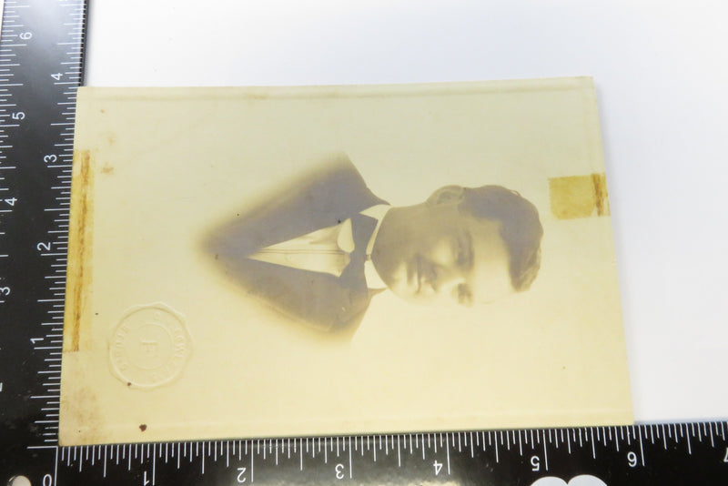 Dr. John Roland Strickland c1920 Paper Photo in Profile by O.V. Fowler's Studio