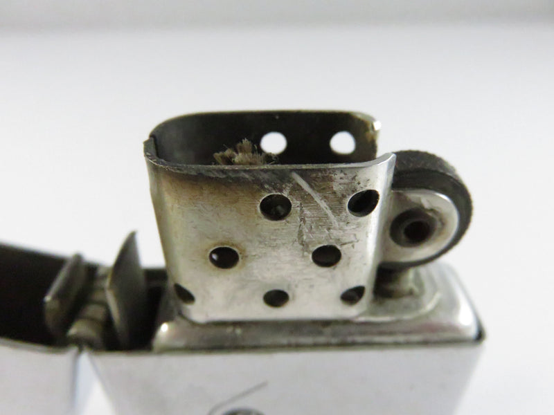 Vintage Park Chrome Flip-Top Advertising Lighter Stant Lithograph USA Promo Piece